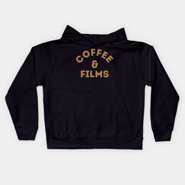 Coffee & Films Kids Hoodie by cowyark rubbark